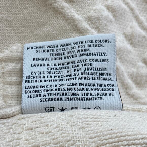 Bates Maine Heritage Weavers Ivory Cotton Pillow Sham Case Nautical Shells - Picture 5 of 7